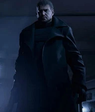 Resident Evil 8 Chris Redfield Cosplay Trench Wool Winter Outfit Blazer