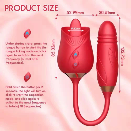 10 velocidades de succión-vibrador-bomba-chupador-masajeador mujer 10 modos silencio impermeable EE. UU. - Imagen 7 de 16