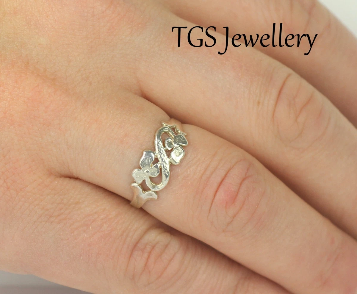 Gentle Ladies Silver 925 Handmade Ring 43 Sizes Gift Bag eBay
