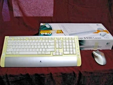 Logitech Cordless Desktop S 530 Laser MAC keyboard mouse MISSING Wireless Dongle