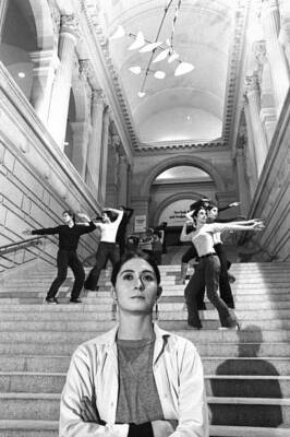 Twyla Tharp and her company in the Metropolitan Museum 1970 Old Photo 4