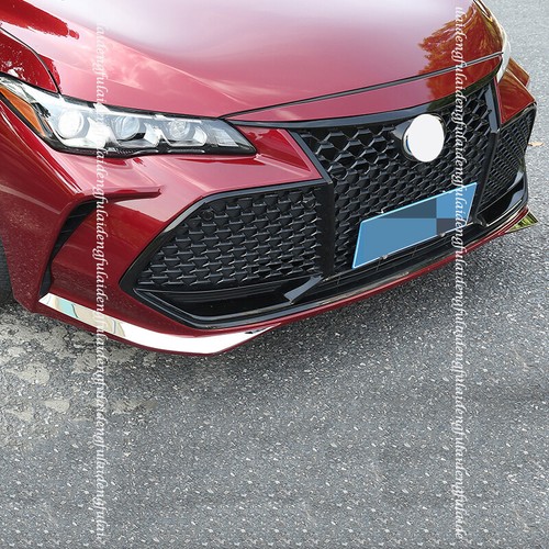 Cubierta protectora contra parachoques delantero de acero inoxidable 2 piezas para Toyota Avalon 2019-2022 - Imagen 3 de 6
