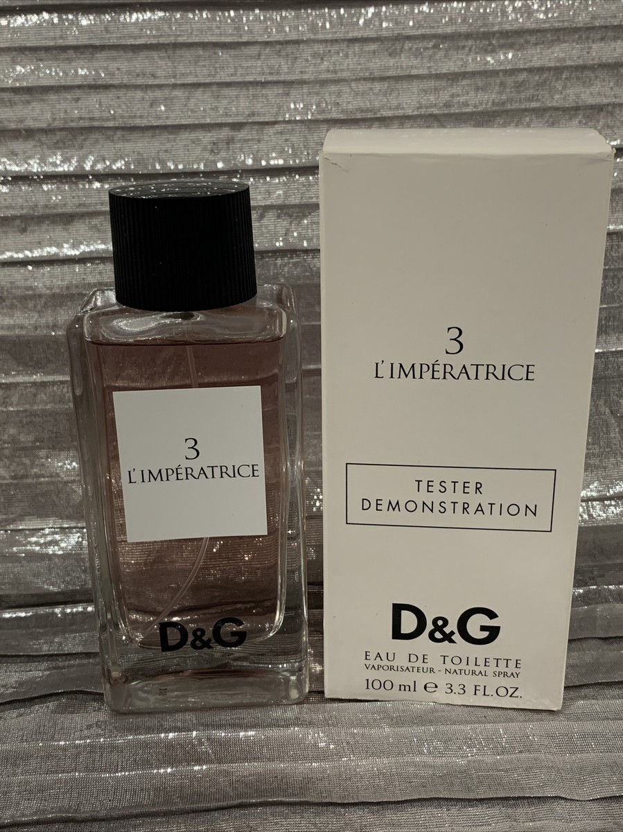 Auth. “ D&G “DOLCE & GABBANA 3 L'IMPERATRICE Eau De Toilette 3.3