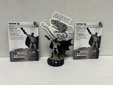 DC Heroclix Starter Set 2024 - 002a  002b Batman Figure with Cards