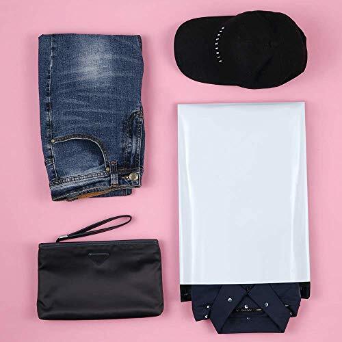 25 #5 (12" X 15,5") Sacchetto Postale Poli Plastica Bianco Sfoderato - Foto 8