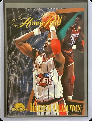 Hakeem Olajuwon - 1996 Fleer Basketball - Honor Roll #257