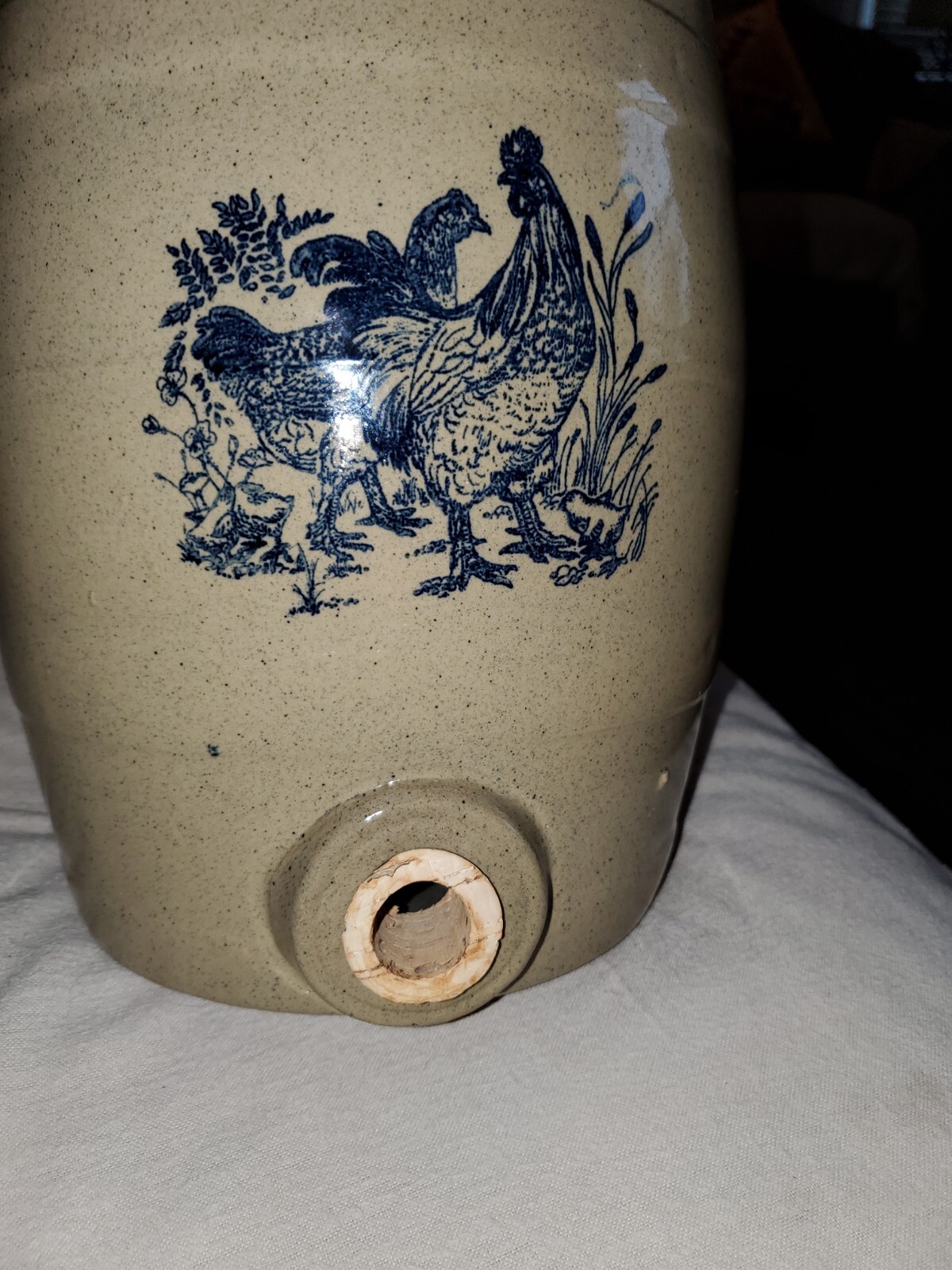 vintage moira pottery England Stoneware Barrel Shaped Drink Dispenser