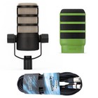 Rode Mikrofon Podmic mit WS14G Popschutz und Kabel