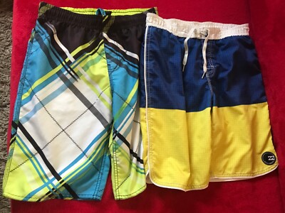 2 Badeshorts Gr. 12 Y 146/152 Jungen Billabong/Quicksilver + Protest