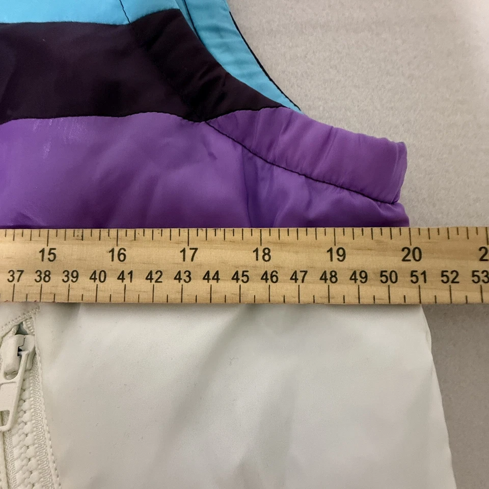 Chaleco OP Ocean Pacific Niñas Talla XL (15/17) Cremallera Completa Chaleco Bolsillos Frontales Ciruela Foto 4 de 4