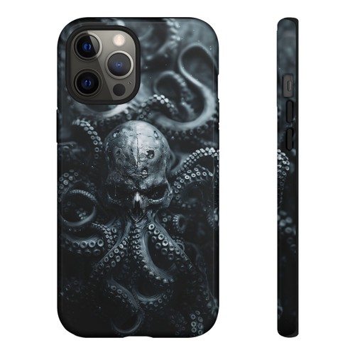 Black Ink Skull Octopus - Phone Case for iPhone, Galaxy, Pixel - 第 113/281 張圖片