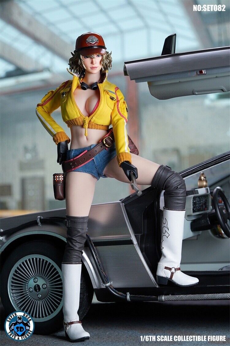 Female Automobile Mechanic 1/6 フィギュア Female mechanic Technician Cindy Aurum Head Clothing Set 1/6
