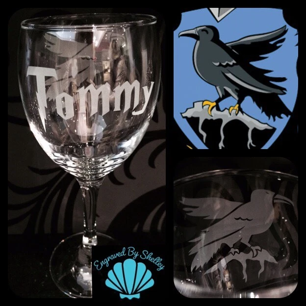 Copa de Vino Slytherin Personalizada HARRY POTTER Regalo de Cumpleaños Nombre GRATUITO Grabado Foto 4 de 4