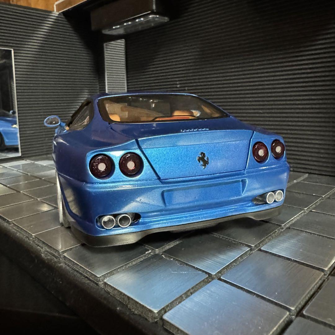 Ferrari 575MM 1/18 scale minicar only Customed Hot Wheels