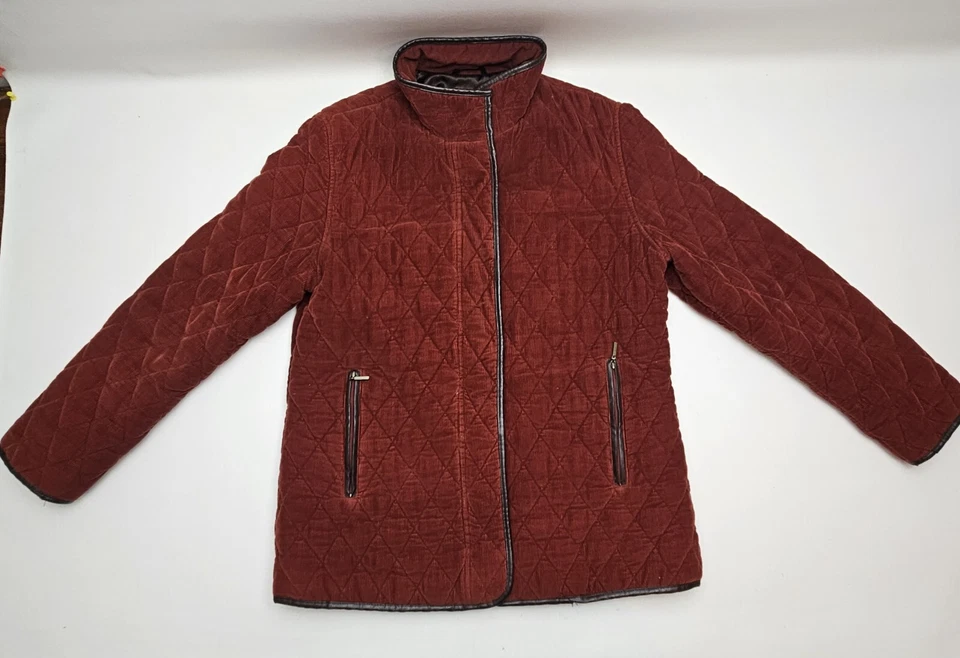 Chaqueta Weatherproof Garment Company Mujer Talla Mediana Acolchada Pana Acolchada Foto 3 de 4