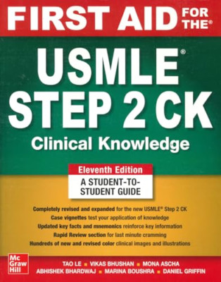 First Aid for the USMLE Step 2 Ck, Eleventh Edition - Paperback NEW Blandford, S