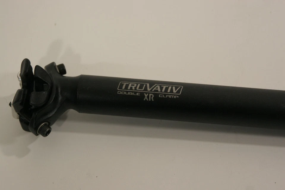 Tija de sillín Truvativ XR 2 pernos 31,6 x 350 mm TRU1 de doble abrazadera Foto 2 de 2