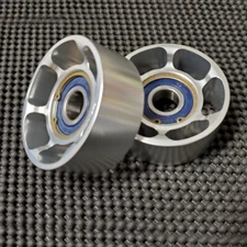 SHR Tru-Billet Silver Anodize 2Pc Pulley Kit for 1996-1998 Mustang GT