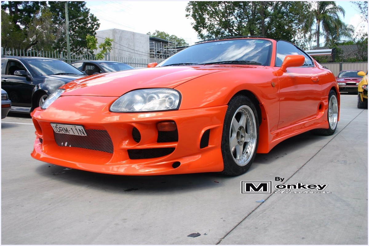 Bomex Style Front Bumper for Toyota Supra JZA80 1993-2002 2JZ Aero