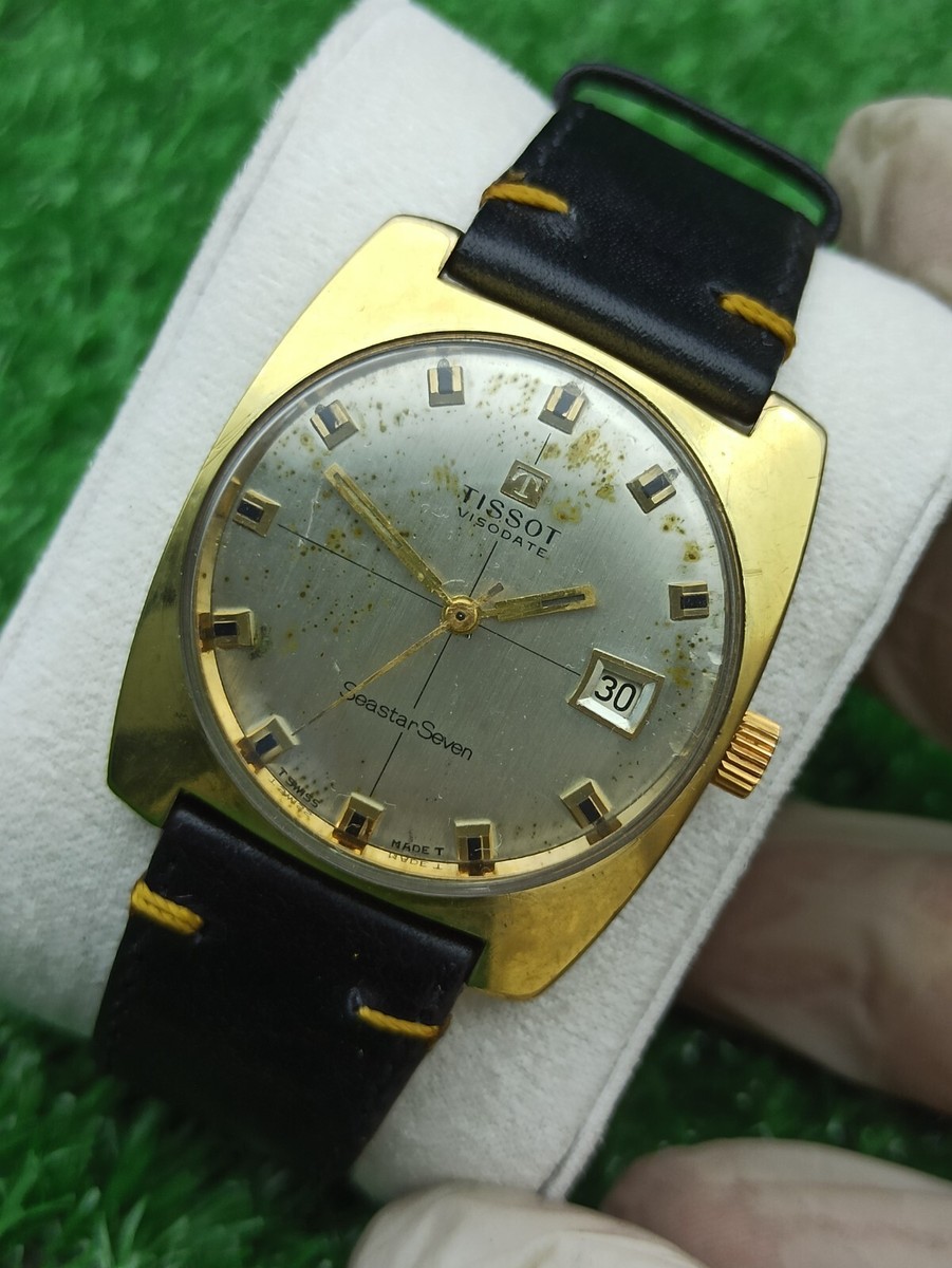 VTG Tissot Visodate Seastar Seven Gold 60s Swiss Manual Men