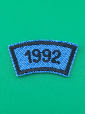 1992 Bluer & Black Segment Rocker Patch BSA Boy Scouts Of America NEW