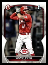 Connor Burns 2023 1st Bowman Draft #BD-159 Cincinnati Reds ROOKIE RC