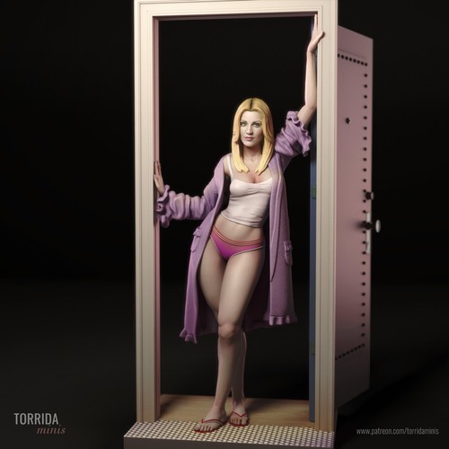 Penny Hofstadter, TBBT, Big Bang, sexy Pin Up, Figur, 3D Druck, Statue, UNBEMALT - Bild 8 von 23