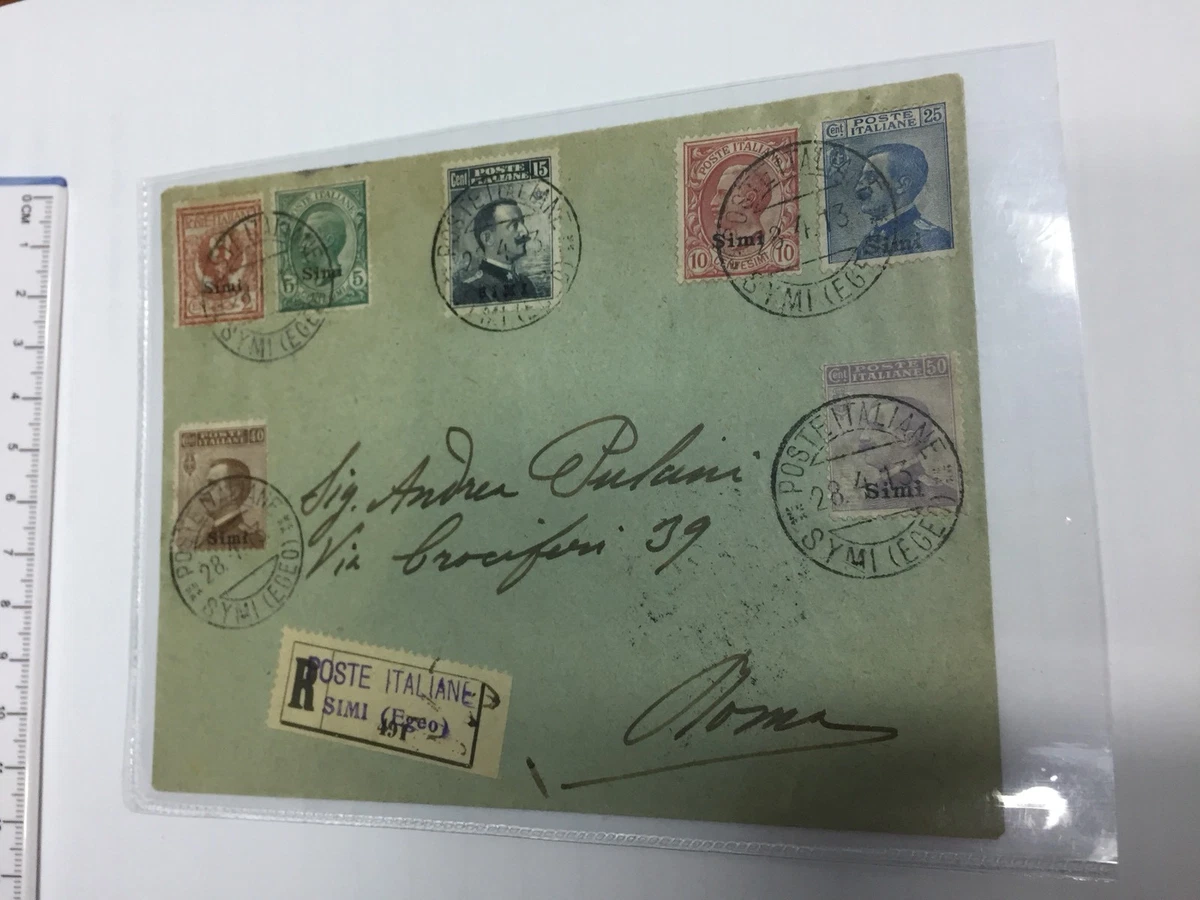 Histoire Postale Italie - Enveloppes RSI / Fascetto - Milan Rome Vérone - Rare