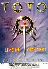 TOTO  1988  FRANKFURT - orig. Concert Poster - Konzert Plakat - DIN A1