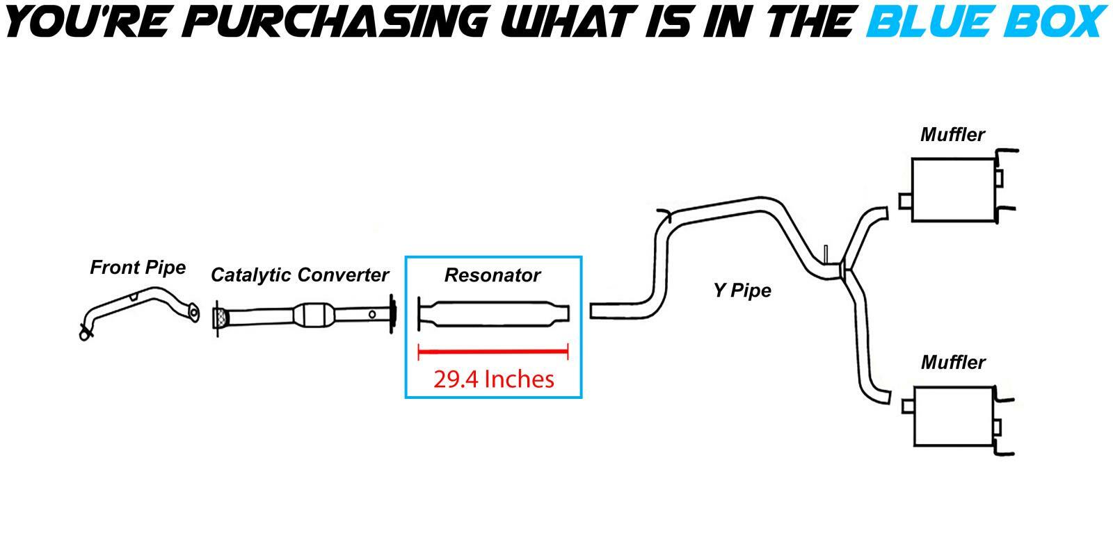 Direct Resonator pipe fits 19972002 Pontiac Grand Prix 3.8L eBay