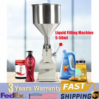 Manual Liquid Filling Machine Stainless Steel Cream Cosmetic Bottle Filler