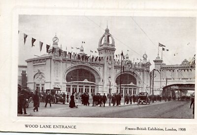 Karte ENGLAND LONDON LONDON Wood Lane Entrance Very animed