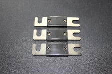 3 PACK 300 AMP ANL FUSE FUSES NICKEL PLATED INLINE WAFER CAR AUDIO STEREO ANL300