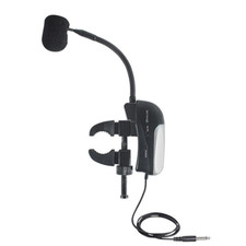 High Quality Clarinet Flute Pickup Microphone 5m Cable 6.35mm Hole Rubber Clamp