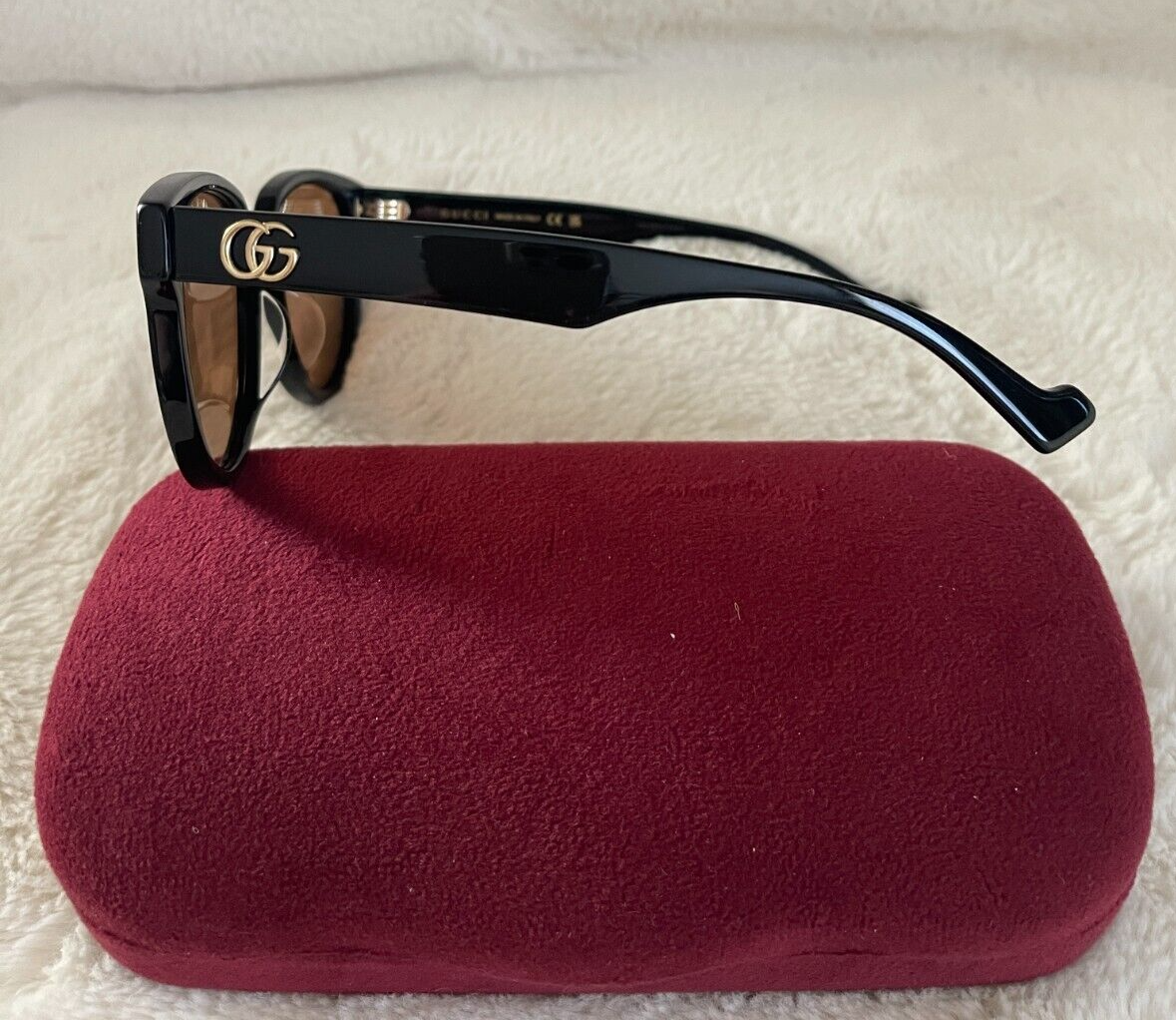 Gucci Women's Black/Brown Sunglasses GUCCI GG0960SA 003 | eBay