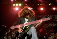Early METALLICA 1985 CLIFF BURTON w/ ALEMBIC BASS Fine Art Archival Photo 8.5x11