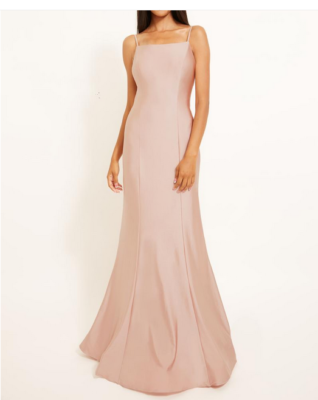 Bari Jay Bridesmaid Dress 2303 Size Large Pink Rose, NWT | eBay