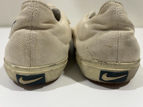 Vintage Nike 90er Jahre Herren Court Canvas blau Swoosh Tennisschuhe Turnschuhe Größe 11,5 - Bild 6 von 9