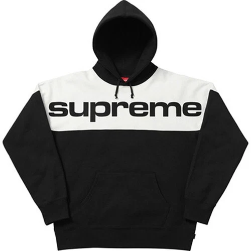 Sweat à capuche Supreme Blocked noir L