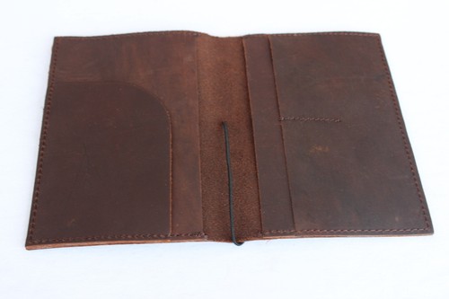 ECHT LEDER AUSWEISETUI Reisepassetui REISEPASSHÜLLE Leather PASSPORT Holder *208 - Bild 7 von 12
