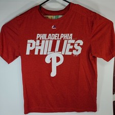 Philadelphia Phillies MLB Majestic Cool Base T Shirt Tee Size L Large