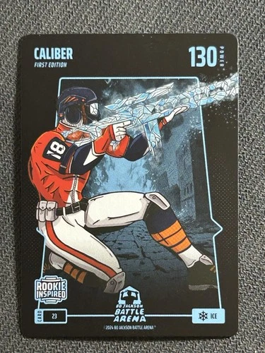 2024 Bo Jackson Battle Arena Caliber Ice First Edition Rookie Caleb Williams #23