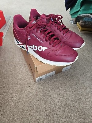 Reebok Classic Alter Icons Premium Concept Sample 001 Maroon Men's Size 11.5 Box