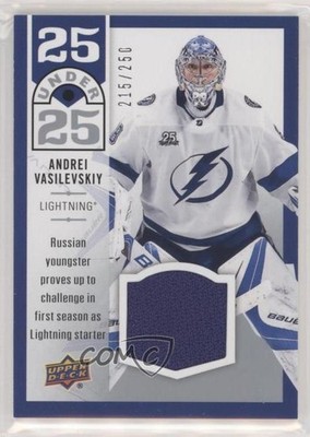 2018-19 Upper Deck 25 Under 25 Jersey 215/250 Andrei Vasilevskiy #U25-20 y4i