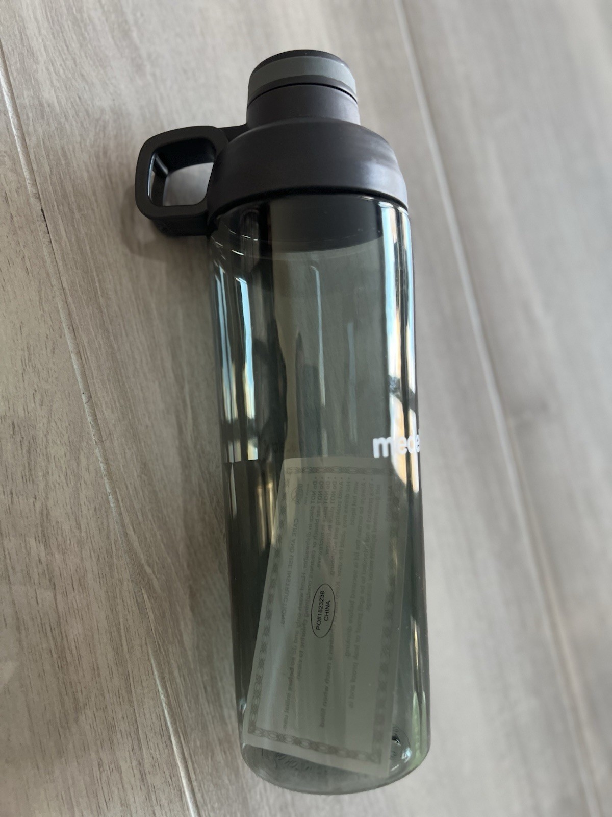 Tumbler Screw Cap Bpa Free Plastic Sweda Usa Black/gray Mede