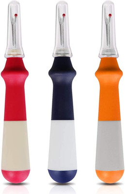 Seam Ripper 3 PCS, Seam Rippers for Sewing, Ergonomic Grip, Colorful Large Threa