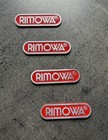 Rimowa Ersatz Sticker Alu rot Koffer Aufkleber neu 4er Set