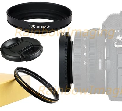 JJC Hood, MRC Nano UV Filter Cap for Nikon NIKKOR Z DX 16-50mm f3.5-6.3 VR Lens