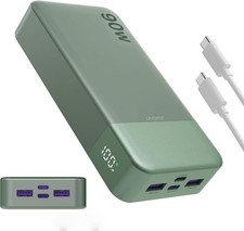 90W PD Power Bank 20000mAh Charging Portable External Battery Laptop Green US