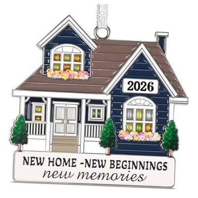 New Home Ornament 2026 - Metal House Warming Gifts New Home 2026 New Home